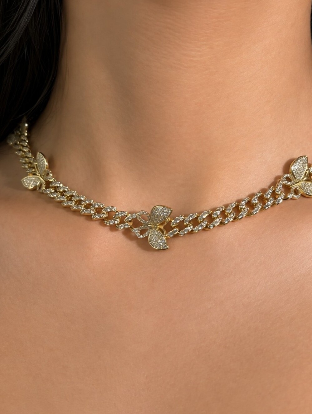 Butterfly Crystal Necklace